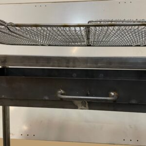 Double Flipper BBQ Grill with dual rotisserie by ChroModsArt – handcrafted outdoor equipment