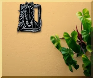 Custom animal silhouette wall decoration