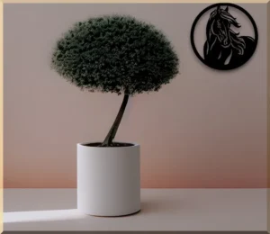 Custom animal silhouette wall decoration