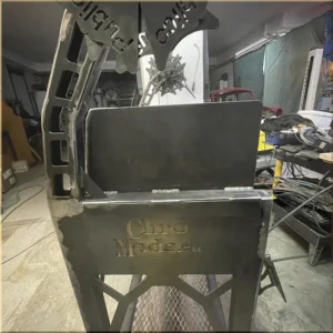 Santa Maria Argentina style outdoor grill metalwork