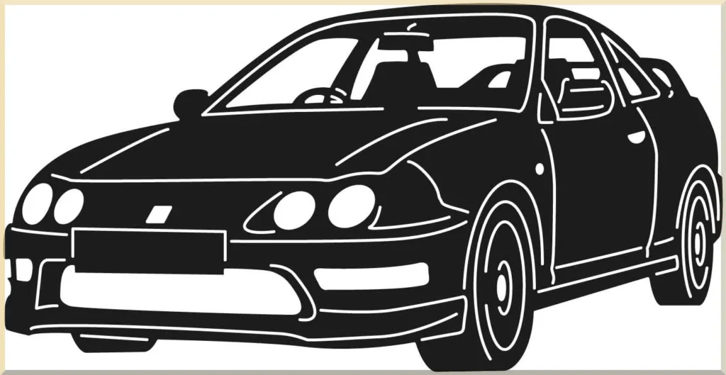 handmade muscle car metal decor