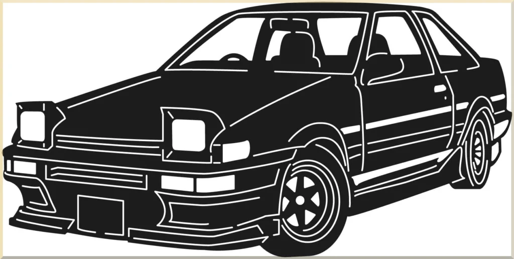 handmade muscle car metal decor