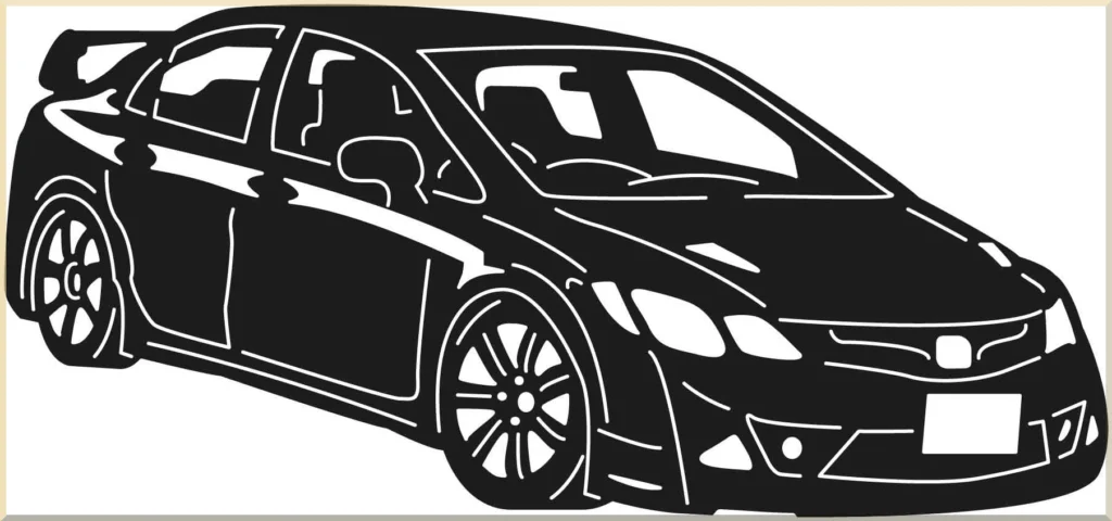 handmade muscle car metal decor