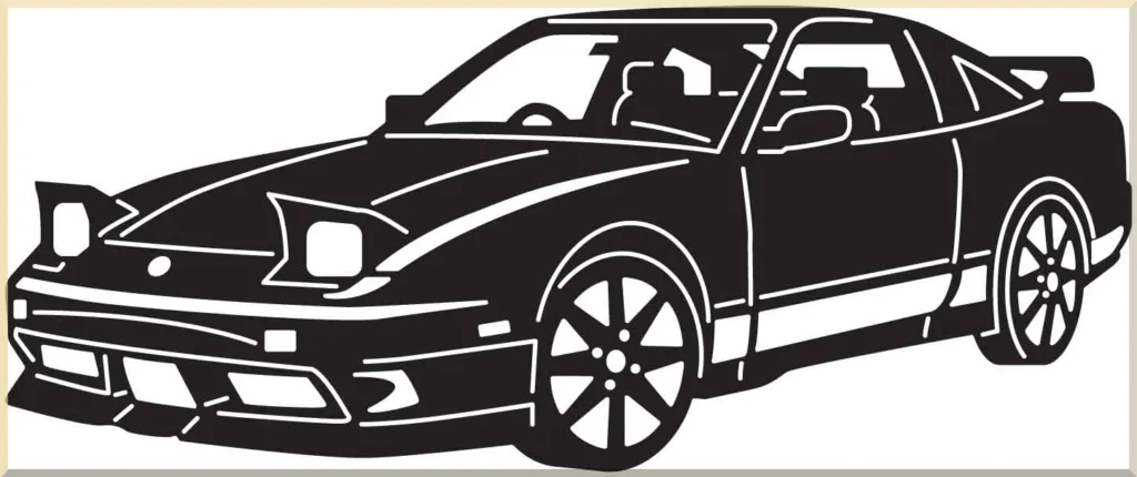 handmade muscle car metal decor