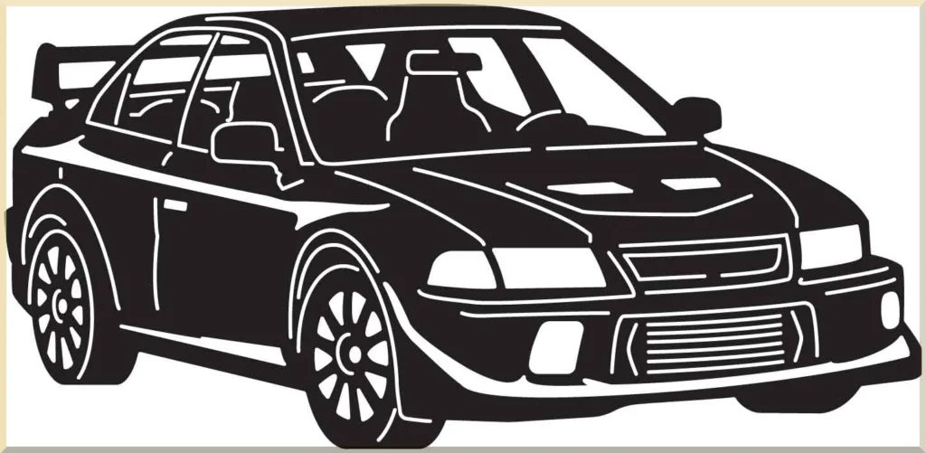 handmade muscle car metal decor