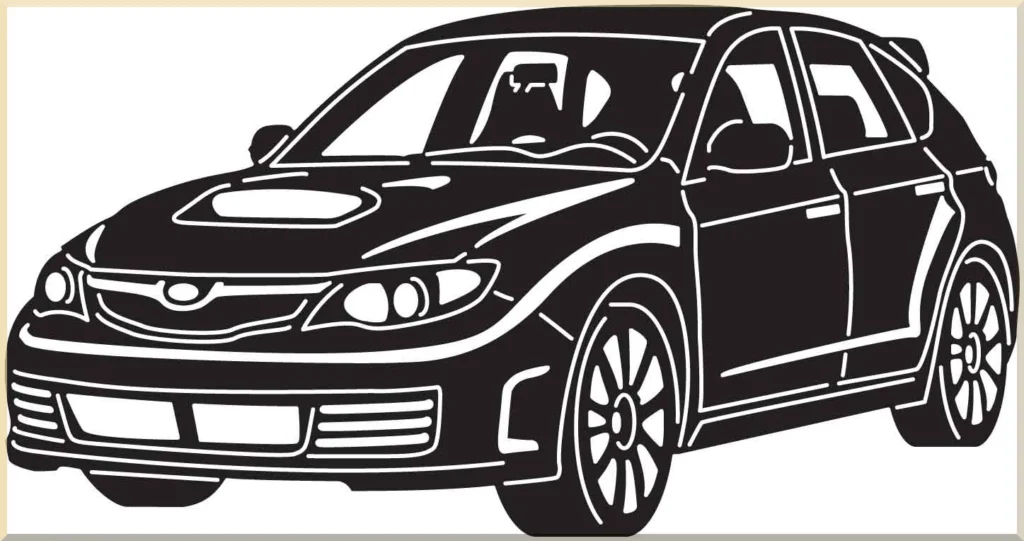 handmade muscle car metal decor