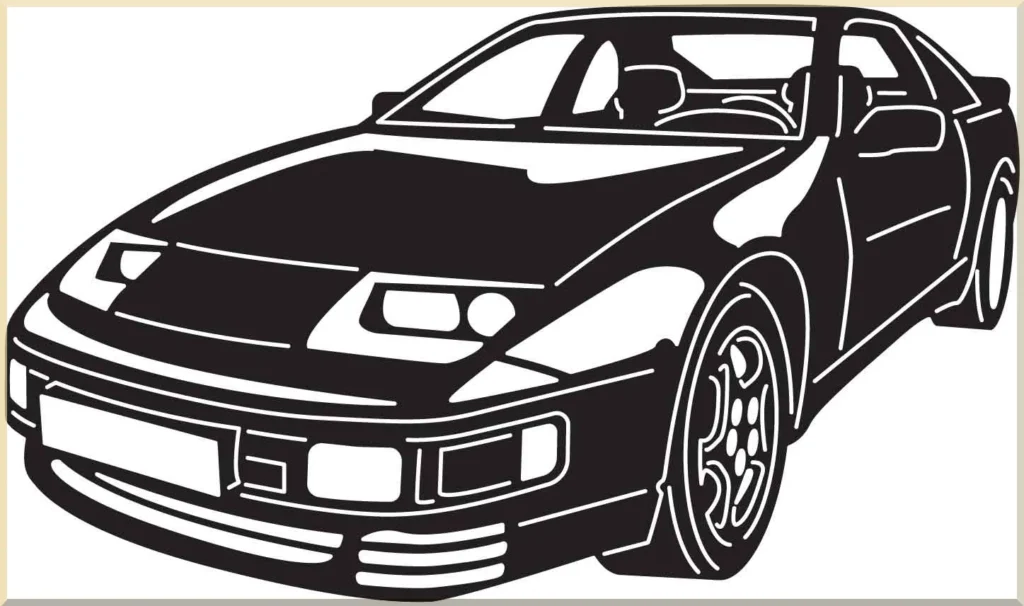 handmade muscle car metal decor