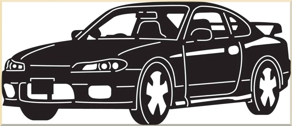 handmade muscle car metal decor