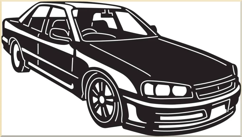 handmade muscle car metal decor