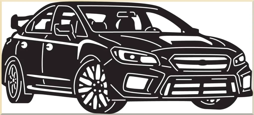 handmade muscle car metal decor