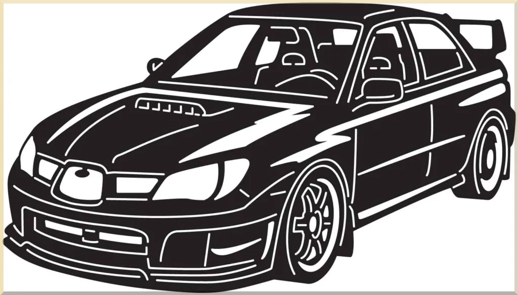 handmade muscle car metal decor