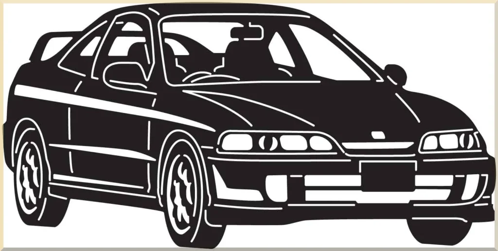 handmade muscle car metal decor
