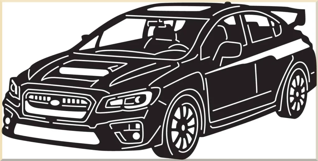 handmade muscle car metal decor