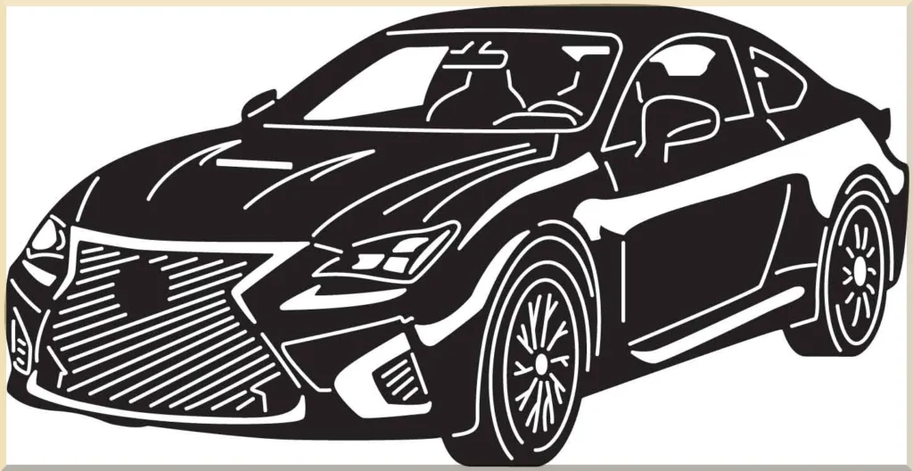 handmade muscle car metal decor