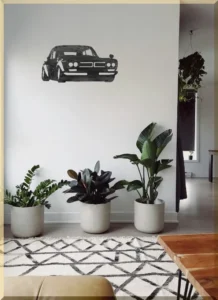 handmade muscle car metal decor
