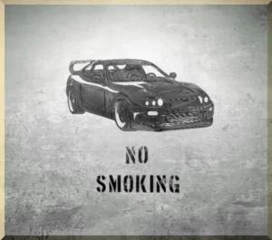 handmade muscle car metal decor