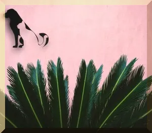 Custom animal silhouette wall decoration