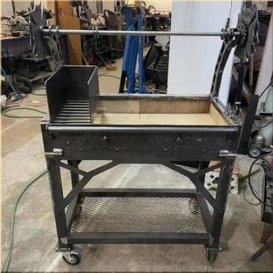 Santa Maria Argentina style outdoor grill metalwork