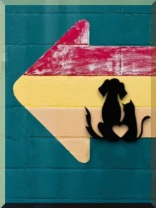 Custom animal silhouette wall decoration