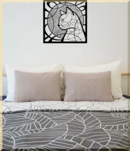 Custom animal silhouette wall decoration